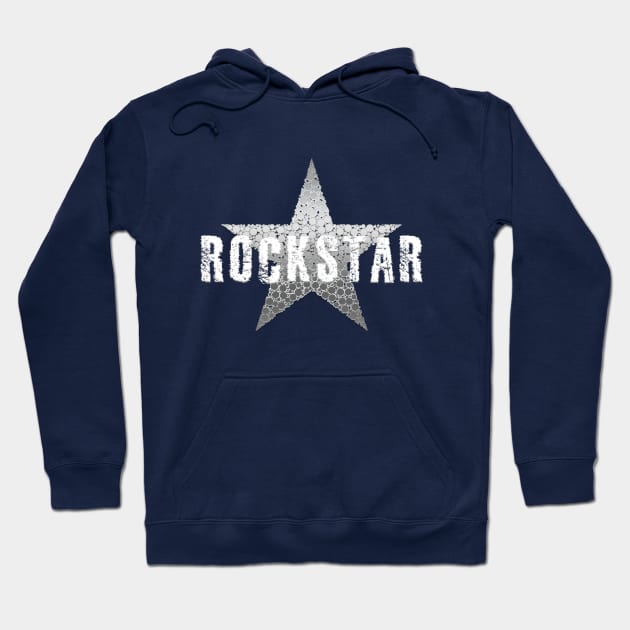 Rockstar (metallic) Hoodie by Sinmara